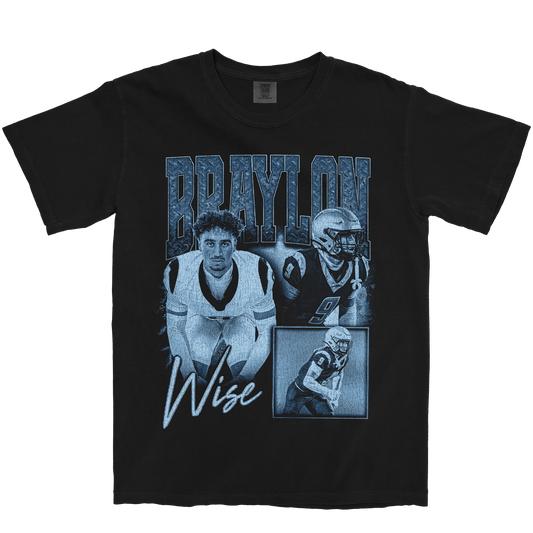 BRAYLON WISE GRAPHIC BLACK TEE