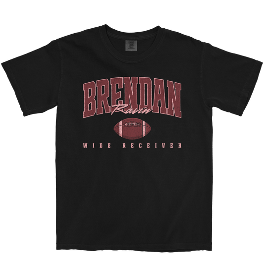 BRENDAN RAVIN RETRO BLACK TEE