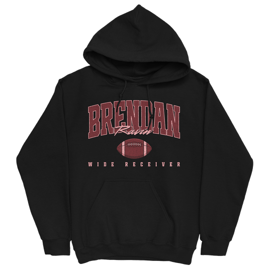 BRENDAN RAVIN RETRO BLACK HOODIE