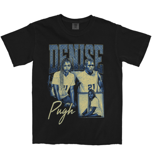 DENISE PUGH GRAPHIC BLACK TEE