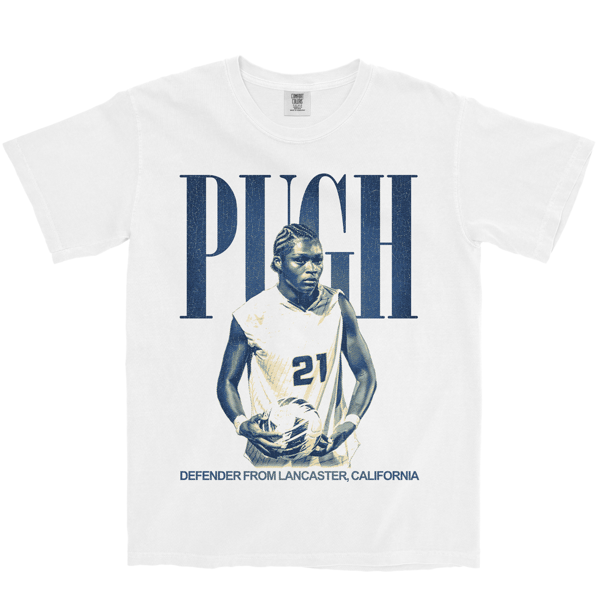 DENISE PUGH VINTAGE WHITE TEE