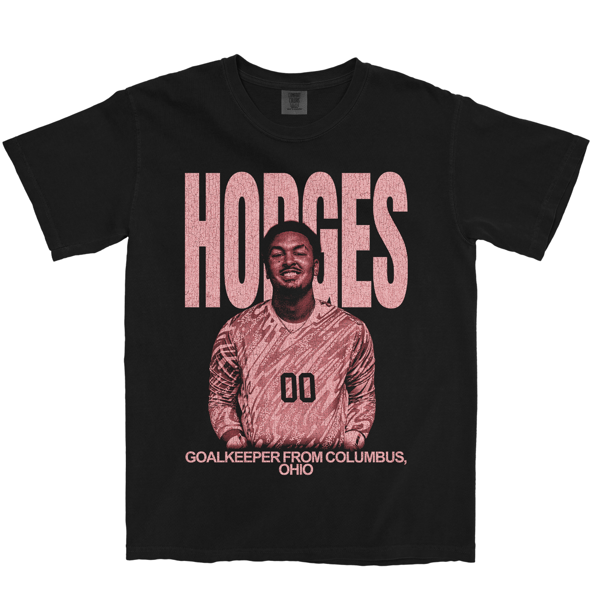 CHRISTIAN HODGES VINTAGE BLACK TEE
