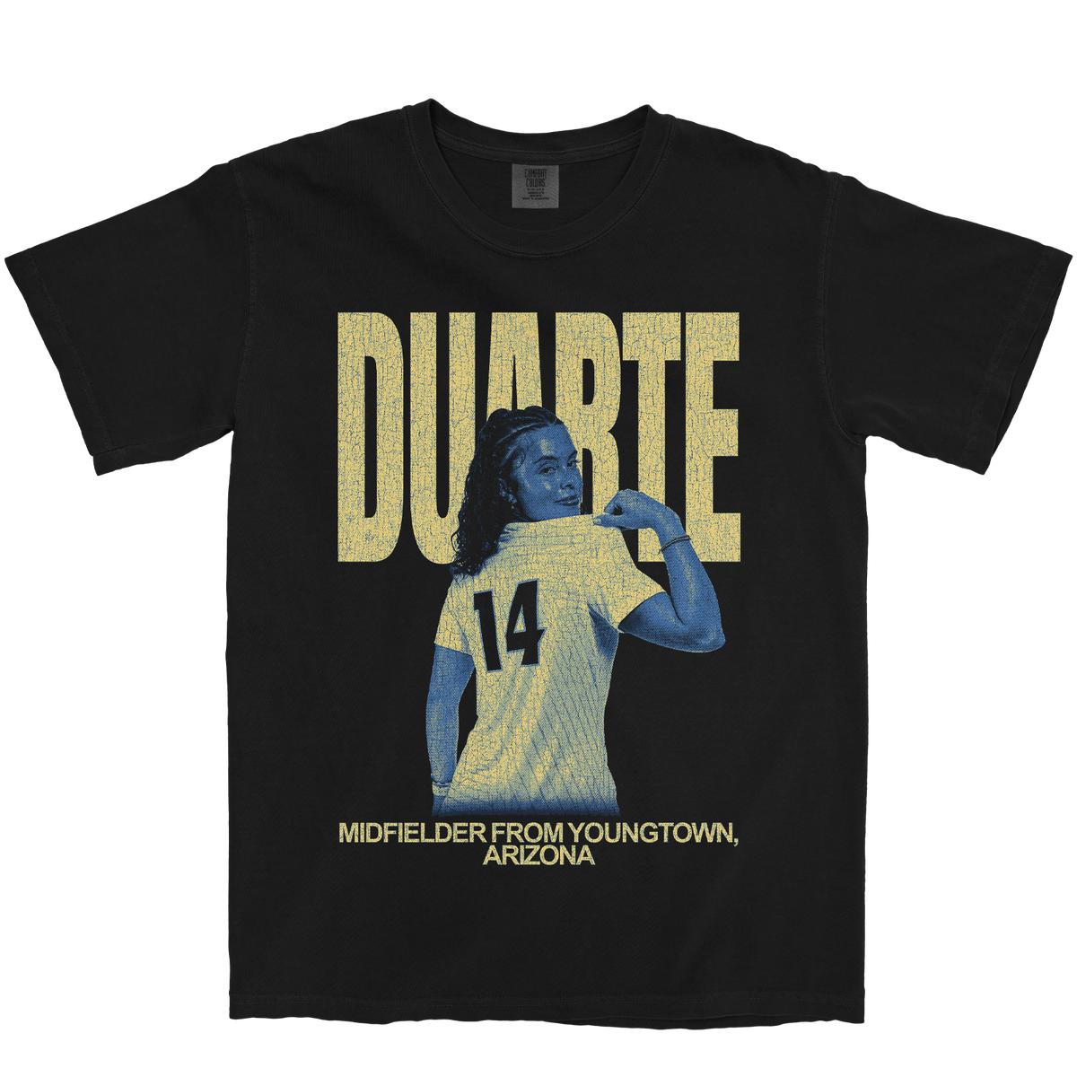 LESLIE DUARTE VINTAGE BLACK TEE