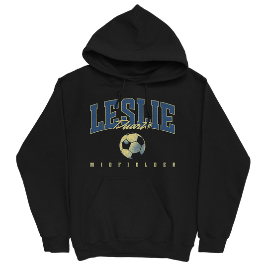 LESLIE DUARTE RETRO BLACK HOODIE