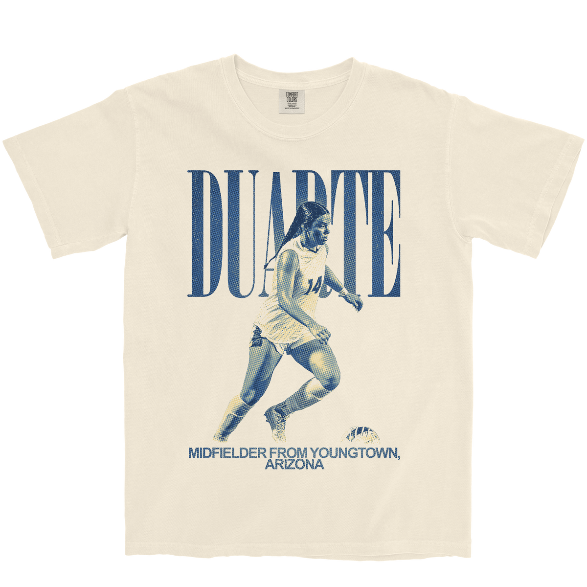 LESLIE DUARTE VINTAGE IVORY TEE