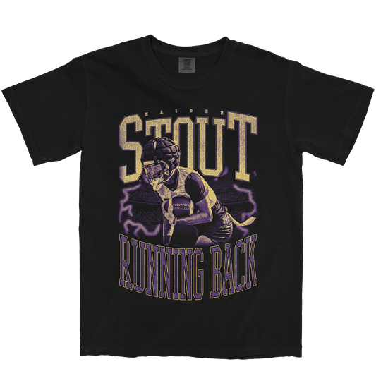 KAIDEN STOUT VINTAGE BLACK TEE