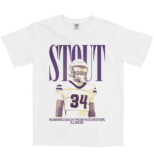 KAIDEN STOUT VINTAGE WHITE TEE