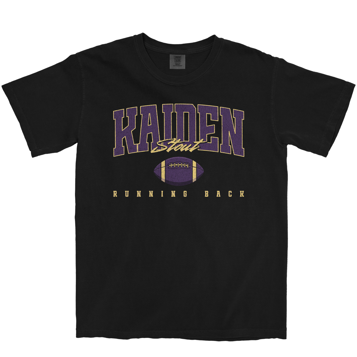 KAIDEN STOUT RETRO BLACK TEE