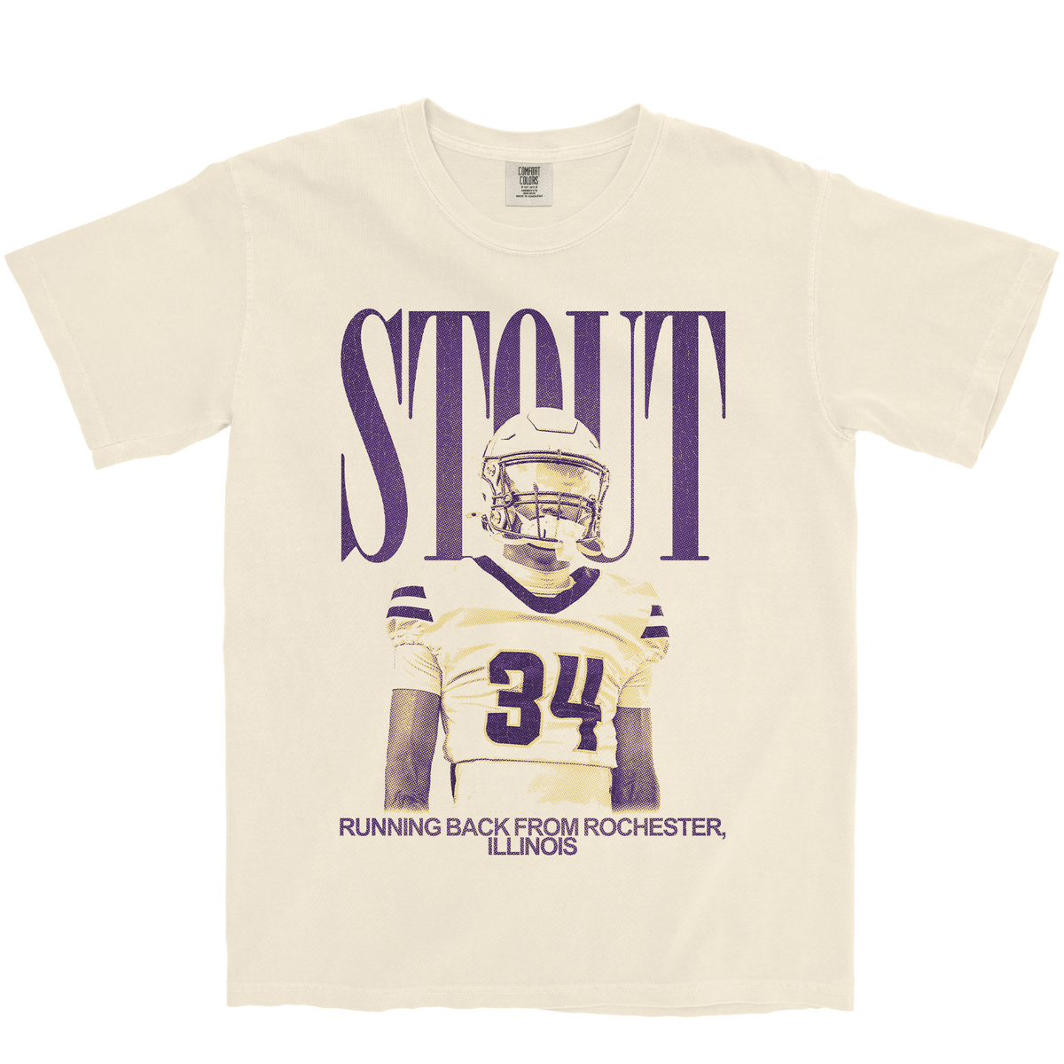 KAIDEN STOUT VINTAGE IVORY TEE