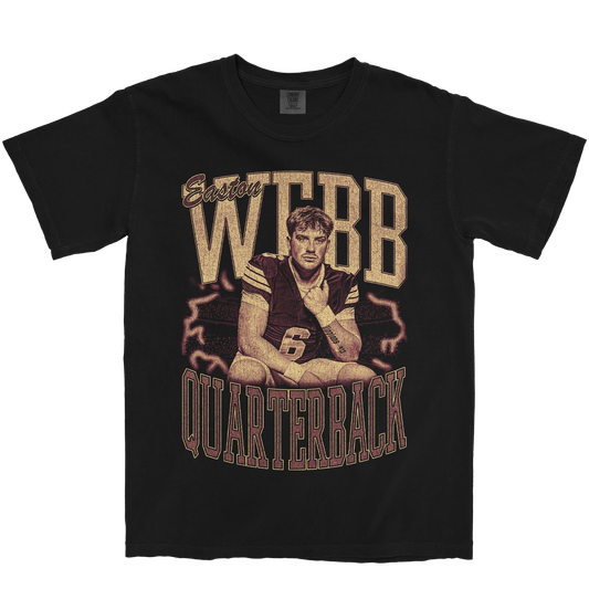 EASTON WEBB VINTAGE BLACK TEE