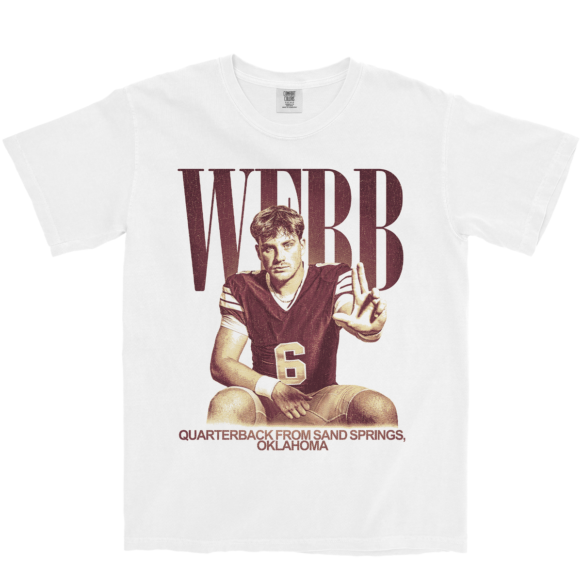 EASTON WEBB VINTAGE WHITE TEE
