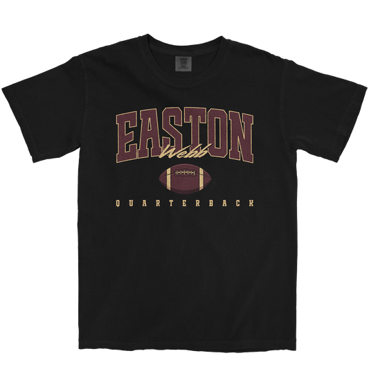 EASTON WEBB RETRO BLACK TEE