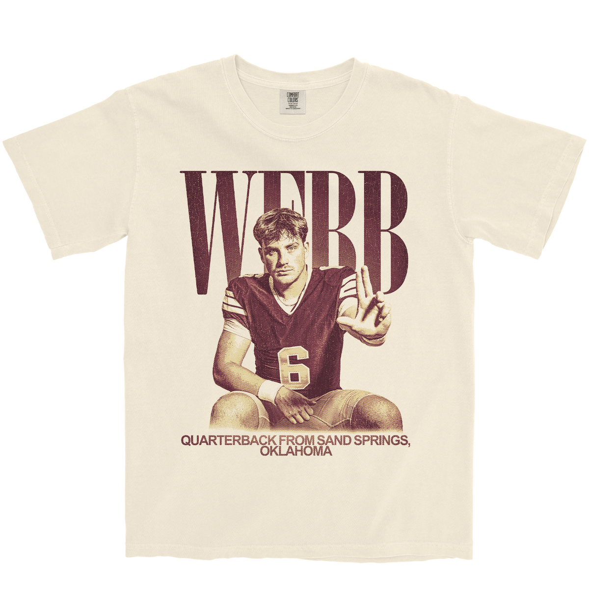 EASTON WEBB VINTAGE IVORY TEE