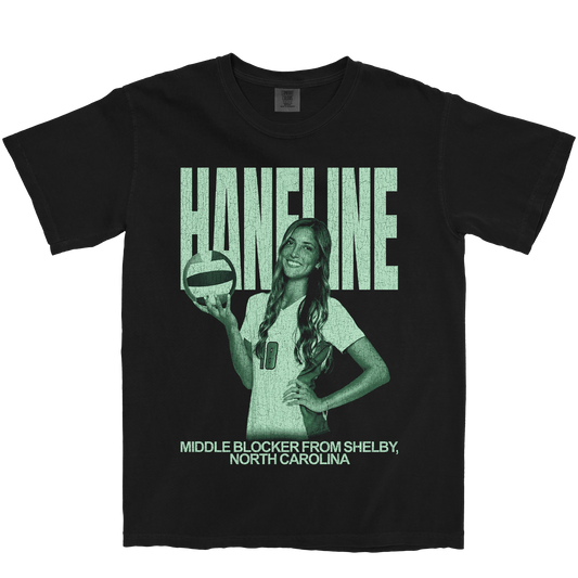 KENSLEY HANELINE VINTAGE BLACK TEE