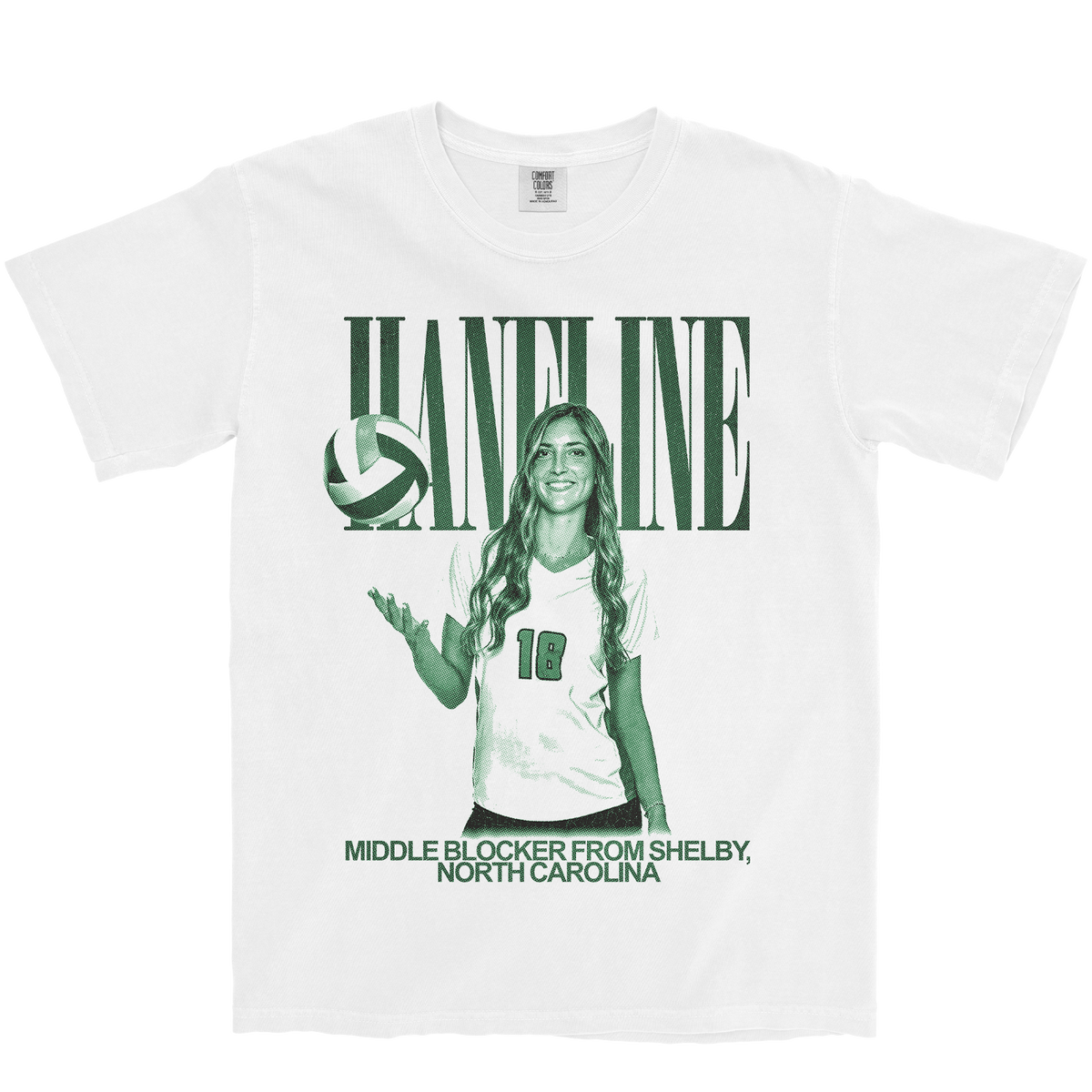 KENSLEY HANELINE VINTAGE WHITE TEE