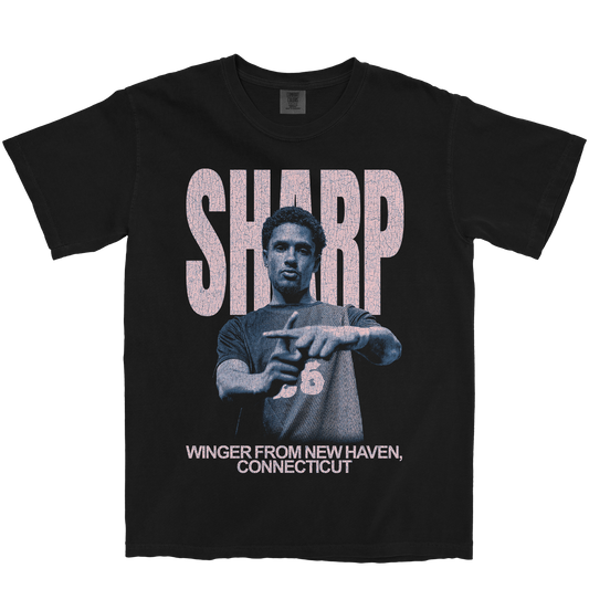 XAVIER SHARP VINTAGE BLACK TEE