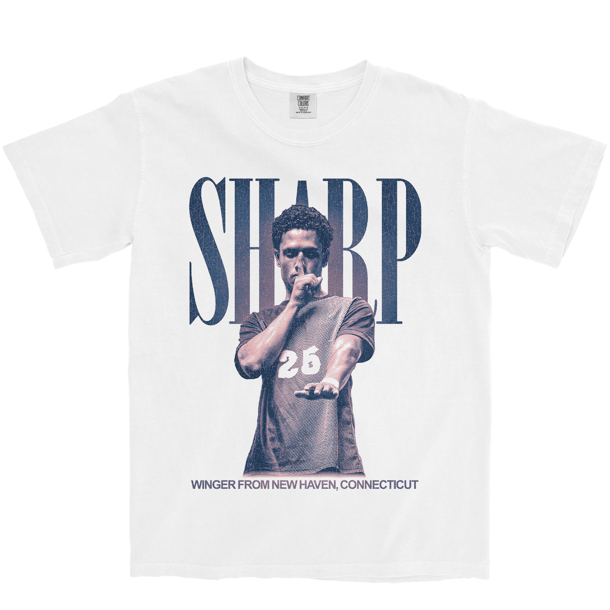 XAVIER SHARP VINTAGE WHITE TEE