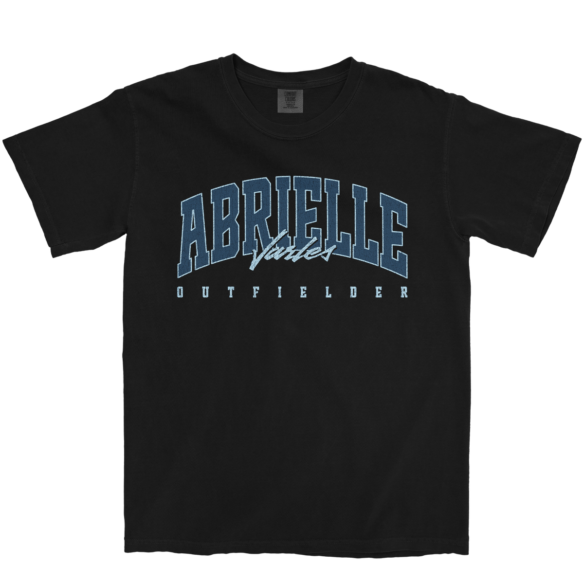 ABRIELLE JARLES RETRO BLACK TEE