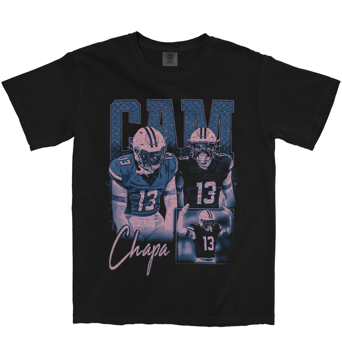 CAM CHAPA GRAPHIC BLACK TEE