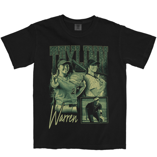 TAYLINN WARREN GRAPHIC BLACK TEE