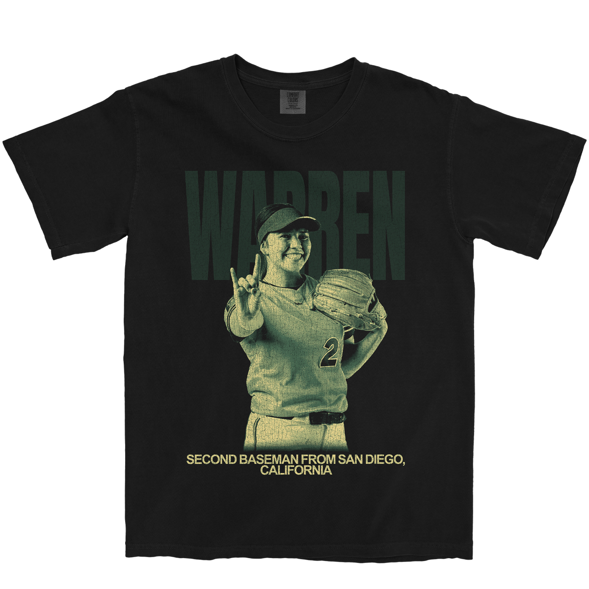 TAYLINN WARREN VINTAGE BLACK TEE