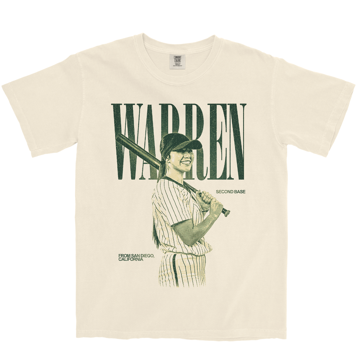 TAYLINN WARREN VINTAGE IVORY TEE