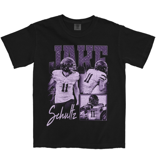 JAKE SCHULTZ GRAPHIC BLACK TEE