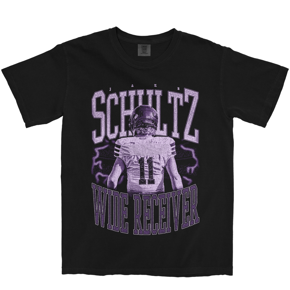 JAKE SCHULTZ VINTAGE BLACK TEE