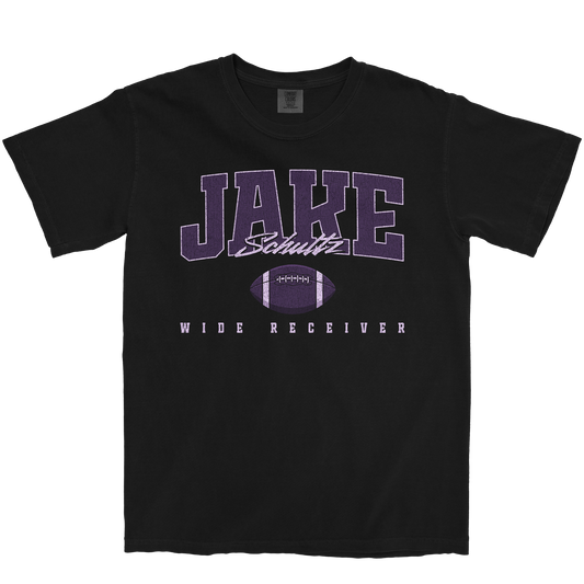 JAKE SCHULTZ RETRO BLACK TEE