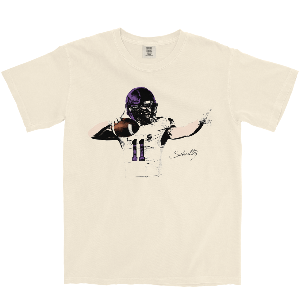 JAKE SCHULTZ ILLUSTRATED IVORY TEE