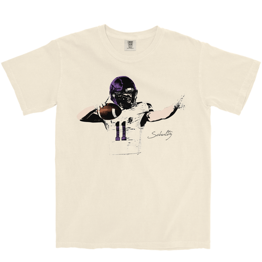 JAKE SCHULTZ ILLUSTRATED IVORY TEE