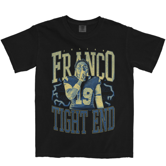 JULIAN FRANCO VINTAGE BLACK TEE