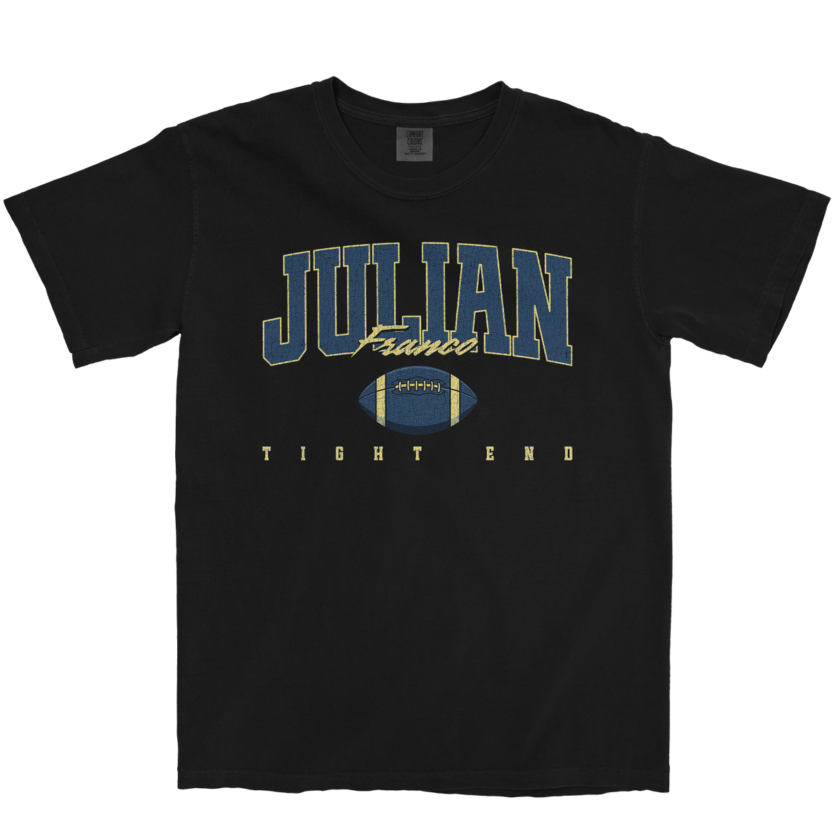 JULIAN FRANCO RETRO BLACK TEE