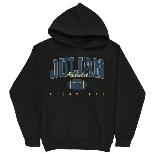 JULIAN FRANCO RETRO BLACK HOODIE