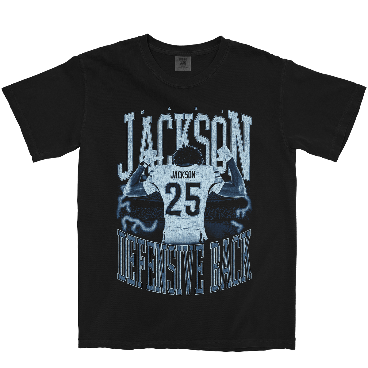 AMARI JACKSON VINTAGE BLACK TEE