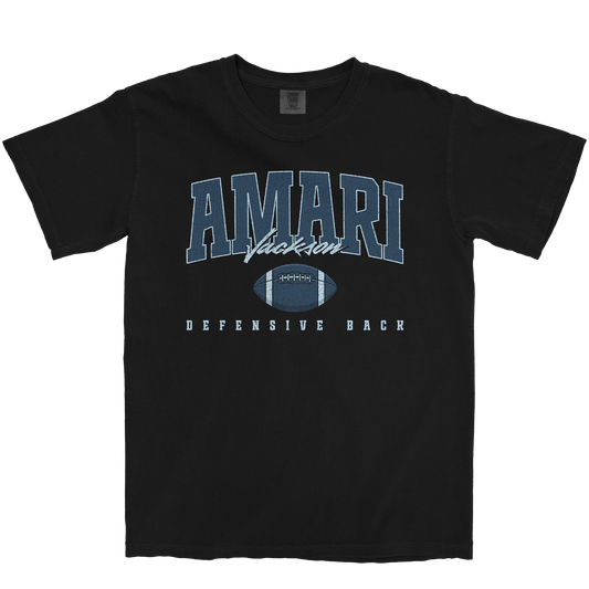 AMARI JACKSON RETRO BLACK TEE