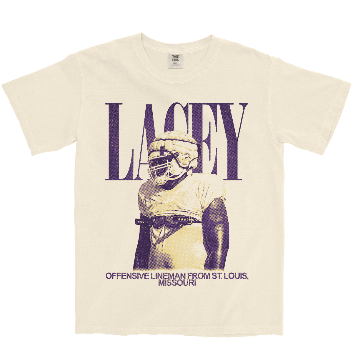 KERONN LACEY VINTAGE IVORY TEE