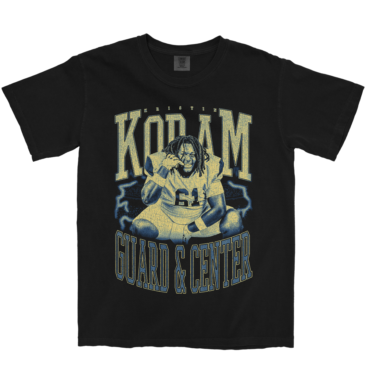 KRISTIN KORAM VINTAGE BLACK TEE