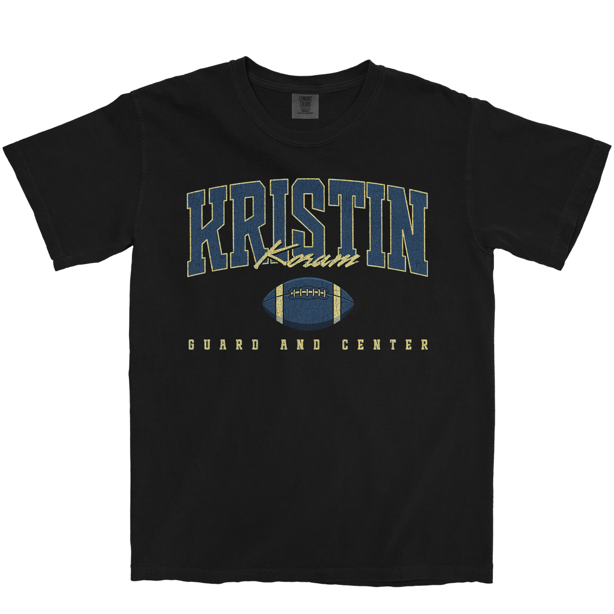 KRISTIN KORAM RETRO BLACK TEE