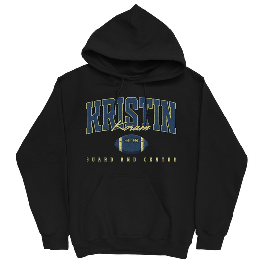 KRISTIN KORAM RETRO BLACK HOODIE