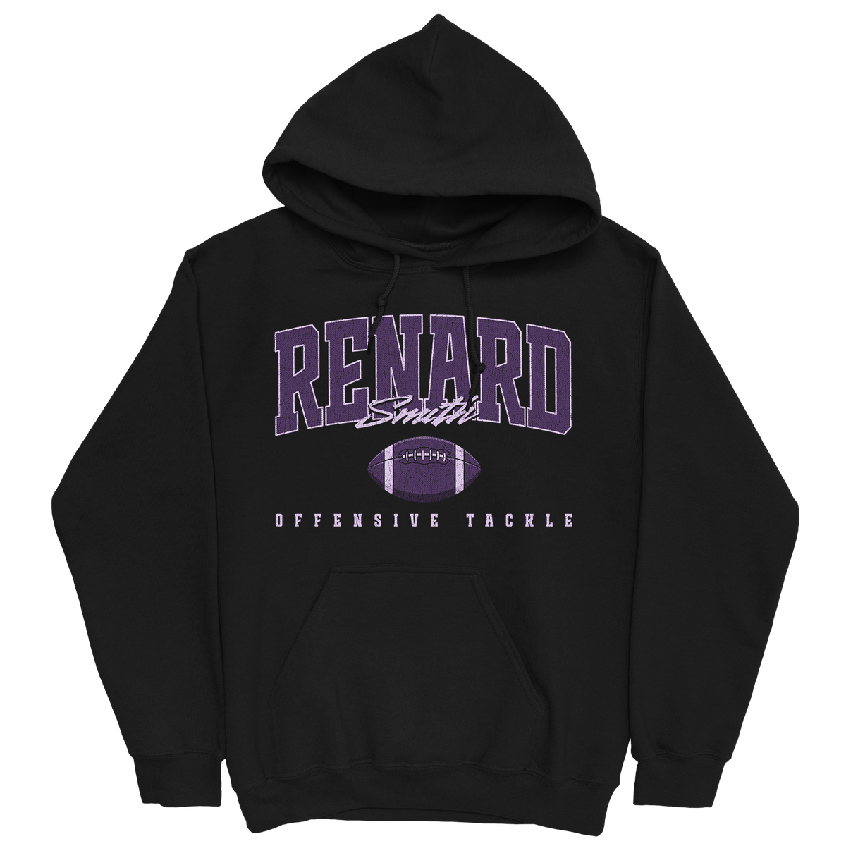 RENARD SMITH RETRO BLACK HOODIE