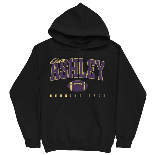 QUA ASHLEY RETRO BLACK HOODIE