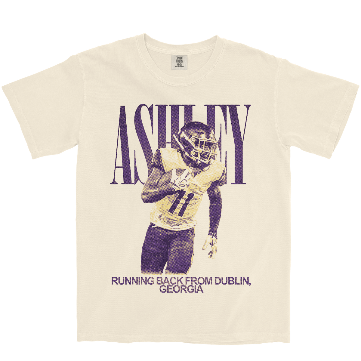 QUA ASHLEY VINTAGE IVORY TEE
