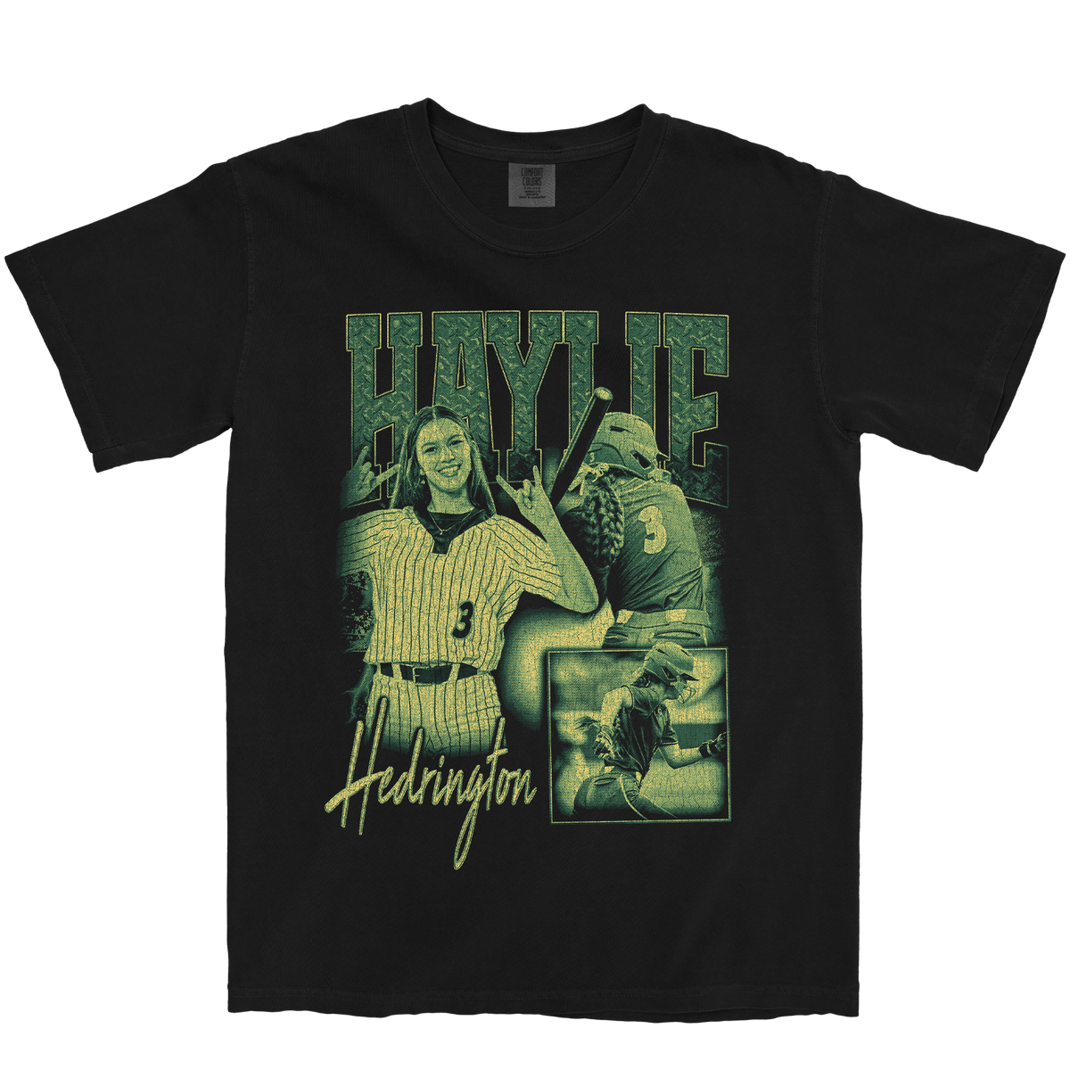 HAYLIE HEDRINGTON GRAPHIC BLACK TEE