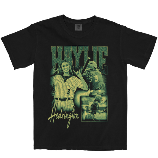 HAYLIE HEDRINGTON GRAPHIC BLACK TEE
