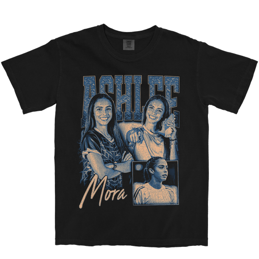 ASHLEE MORA GRAPHIC BLACK TEE