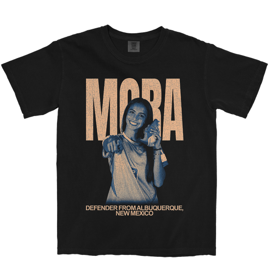 ASHLEE MORA VINTAGE BLACK TEE
