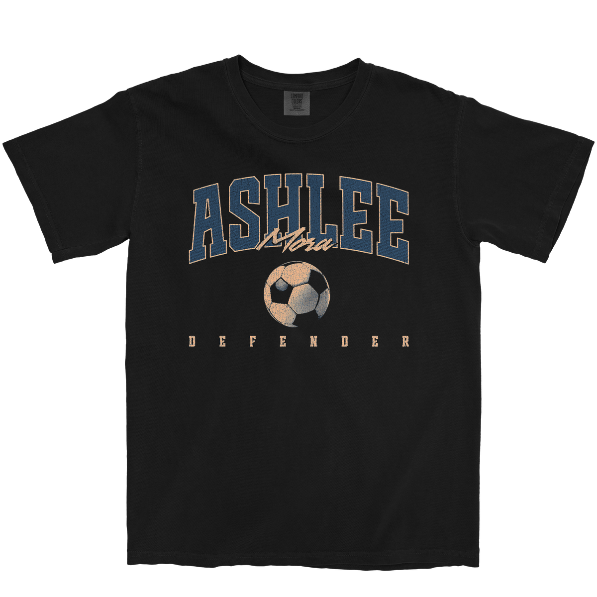 ASHLEE MORA RETRO BLACK TEE