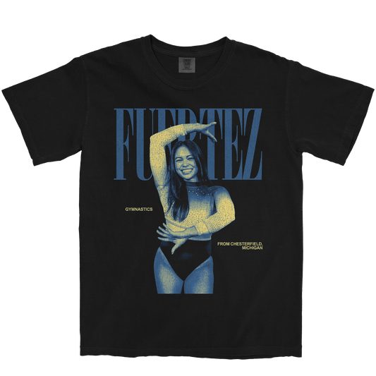 DANI FUERTEZ VINTAGE BLACK TEE