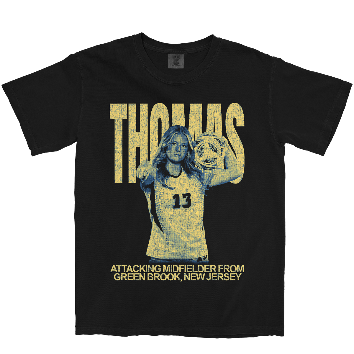 PAIGE THOMAS VINTAGE BLACK TEE